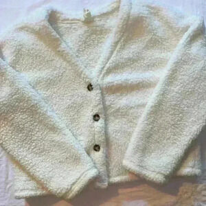 Harper Heritage cozy button up fleece jacket